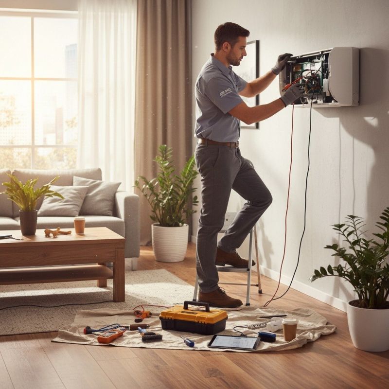 Local Split Ac System Repair pros at work